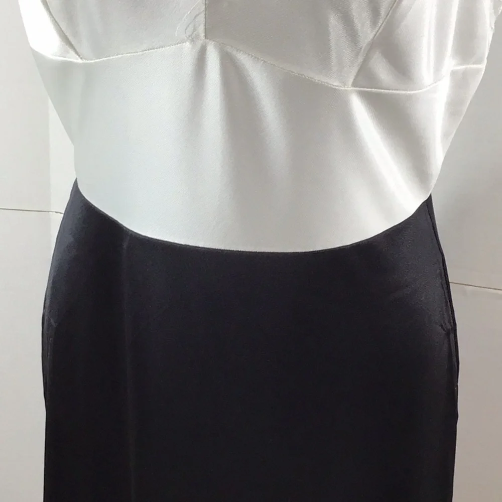 Vintage Sarah Smith b/w slip dress 36 - Picture 4 of 12